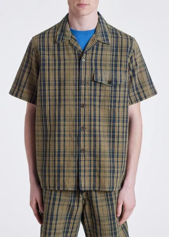 Mens Check CottonLinen Shirt Paul Smith Shirts Mens Check CottonLinen Shirt Paul Smith Shirts