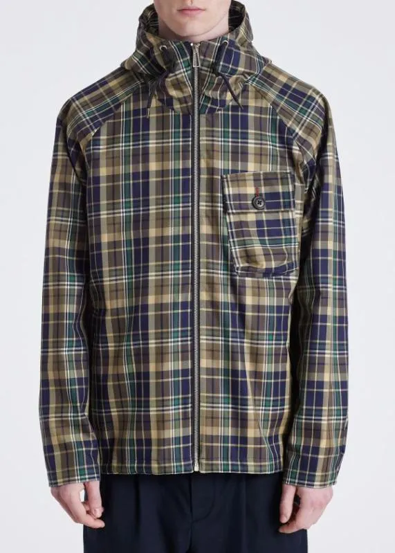 Mens Check Hooded Anorak Paul Smith Coats and Jackets Mens Check Hooded Anorak Paul Smith Coats and Jackets