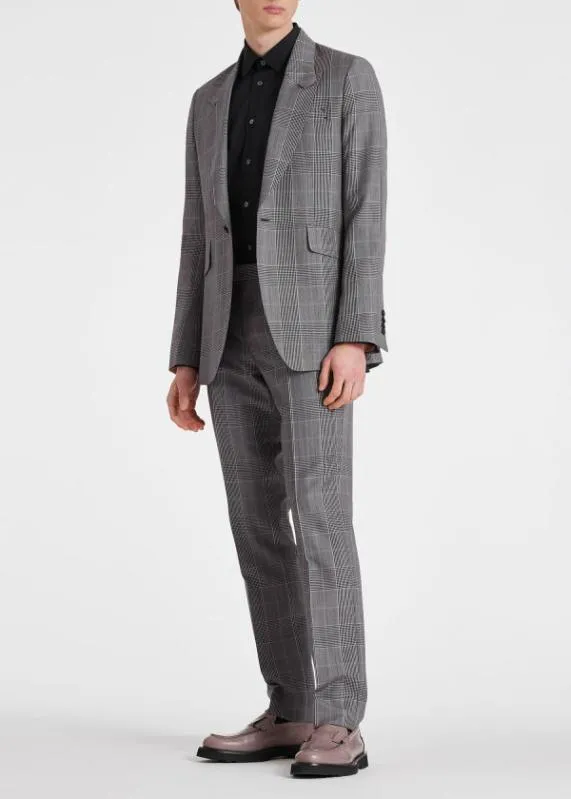 Mens Check WoolMohair Blazer Paul Smith Blazers