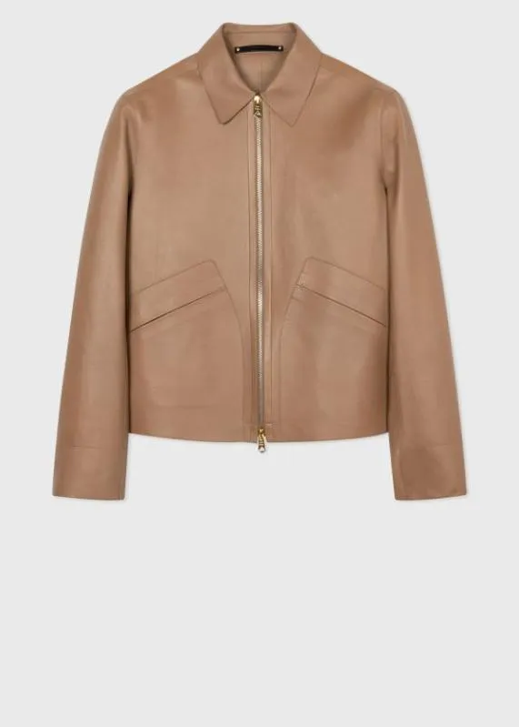 Mens ChromeFree Leather Jacket Paul Smith Coats and Jackets
