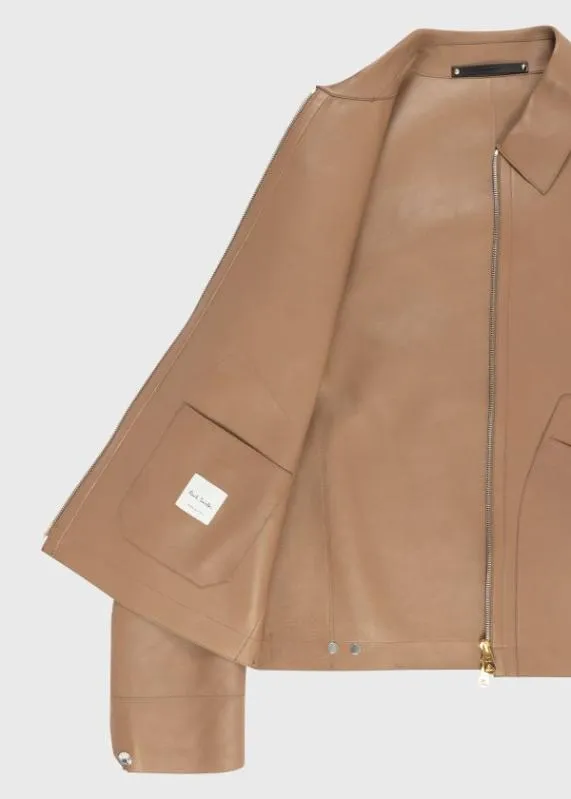 Mens ChromeFree Leather Jacket Paul Smith Coats and Jackets Mens ChromeFree Leather Jacket Paul Smith Coats and Jackets