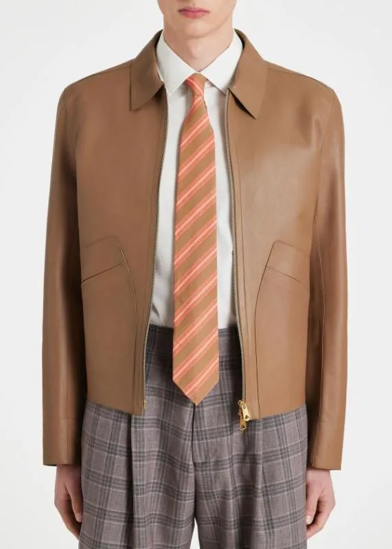 Mens ChromeFree Leather Jacket Paul Smith Coats and Jackets Mens ChromeFree Leather Jacket Paul Smith Coats and Jackets