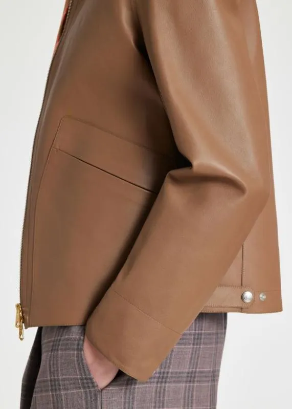 Mens ChromeFree Leather Jacket Paul Smith Coats and Jackets Mens ChromeFree Leather Jacket Paul Smith Coats and Jackets