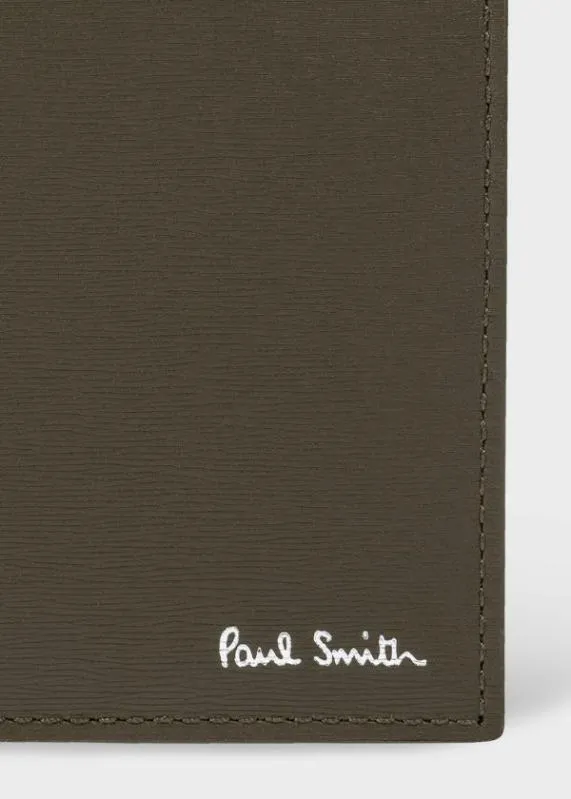 Mens Dark Khaki Billfold And Coin Wallet Paul Smith Monogrammed Gifts Mens Dark Khaki Billfold And Coin Wallet Paul Smith Monogrammed Gifts