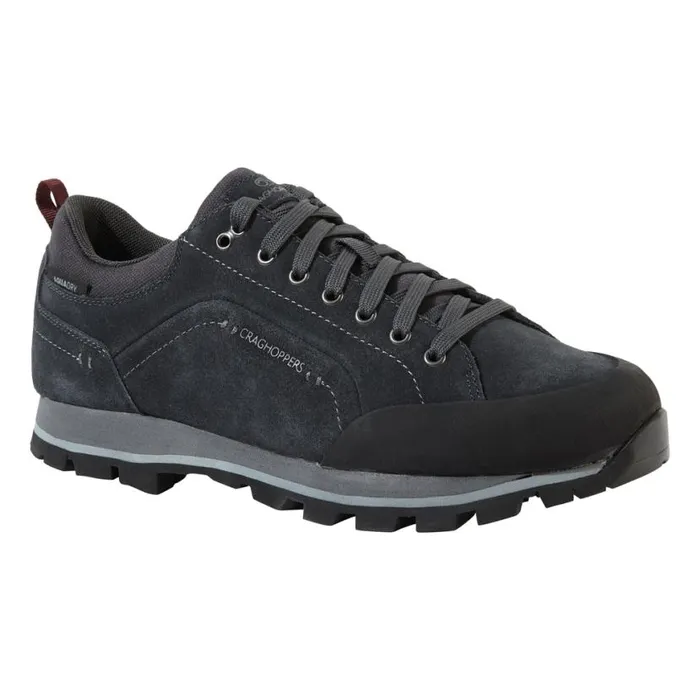 MensEquipment Walking Shoes Craghoppers Onega Eco Shoe Black Pepper