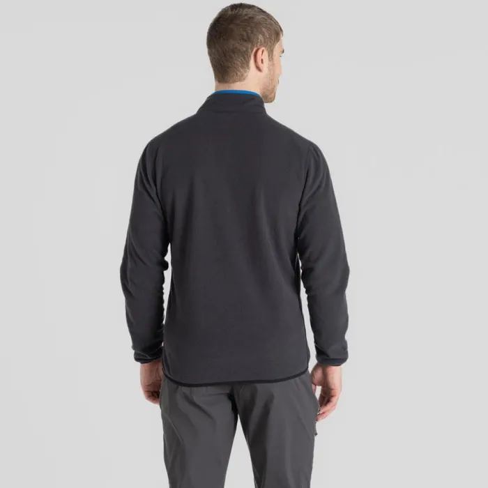 Mens Full Zip Fleece Craghoppers CO2 Renu Full Zip Fleece Black Pepper Mens Full Zip Fleece Craghoppers CO2 Renu Full Zip Fleece Black Pepper