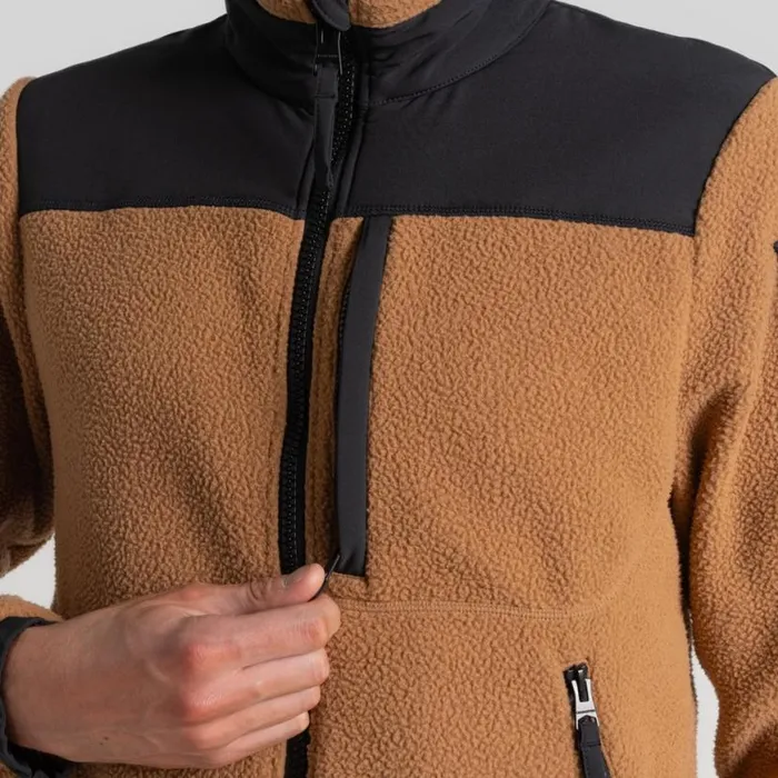 Mens Full Zip Fleece Craghoppers CO2 Renu Lumos Insulating Jacket Boulder Mens Full Zip Fleece Craghoppers CO2 Renu Lumos Insulating Jacket Boulder
