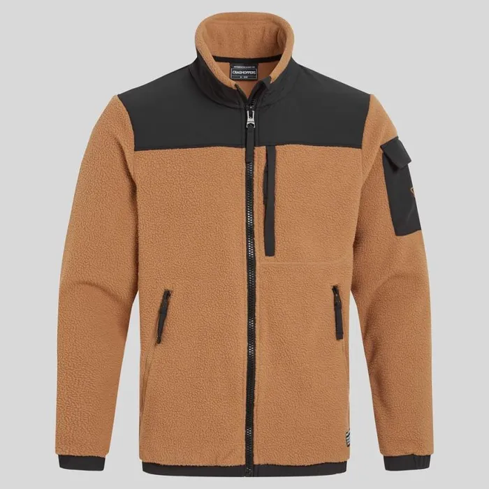 Mens Full Zip Fleece Craghoppers CO2 Renu Lumos Insulating Jacket Boulder Mens Full Zip Fleece Craghoppers CO2 Renu Lumos Insulating Jacket Boulder
