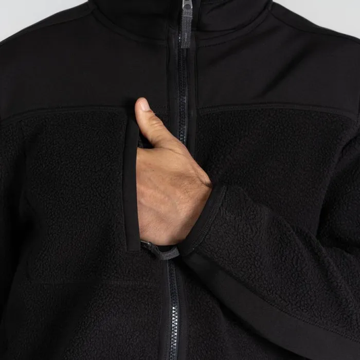 Mens Full Zip Fleece Craghoppers Morley Fleece Workwear Jacket Black Mens Full Zip Fleece Craghoppers Morley Fleece Workwear Jacket Black