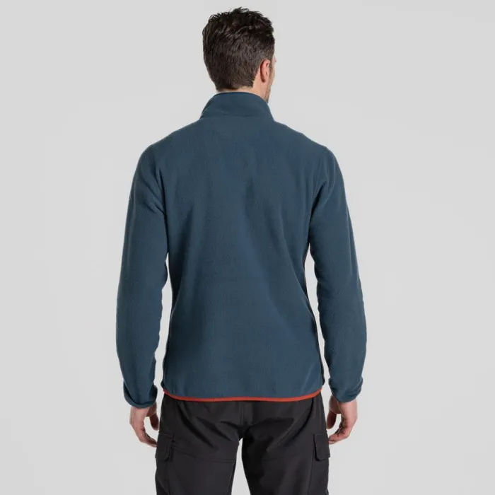 Mens Half Zip Fleece Craghoppers CO2 Renu Half Zip Fleece Blue Stone Mens Half Zip Fleece Craghoppers CO2 Renu Half Zip Fleece Blue Stone