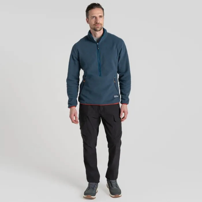 Mens Half Zip Fleece Craghoppers CO2 Renu Half Zip Fleece Blue Stone Mens Half Zip Fleece Craghoppers CO2 Renu Half Zip Fleece Blue Stone