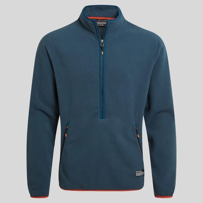 Mens Half Zip Fleece Craghoppers CO2 Renu Half Zip Fleece Blue Stone Mens Half Zip Fleece Craghoppers CO2 Renu Half Zip Fleece Blue Stone