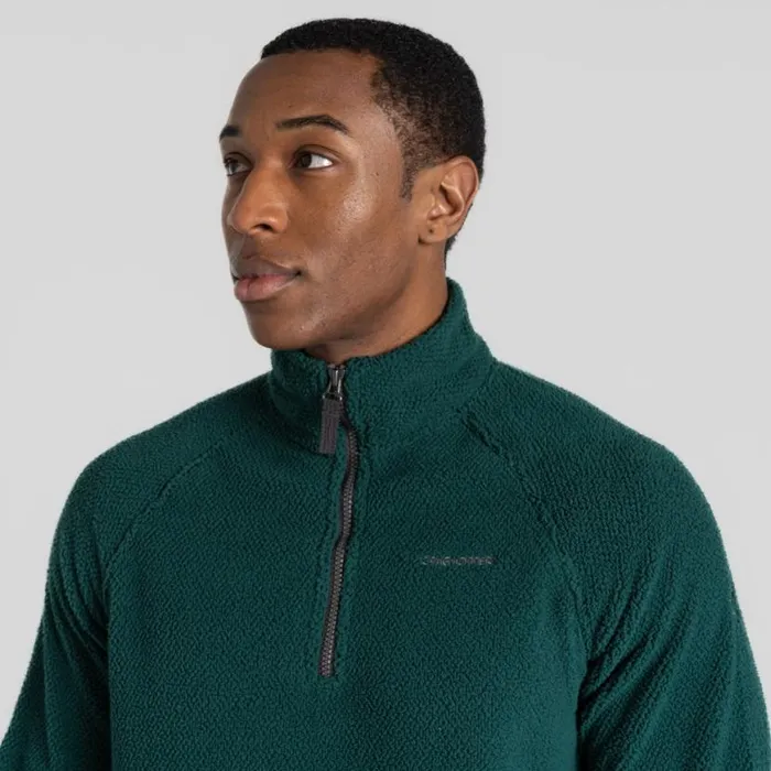 Mens Half Zip Fleece Craghoppers Karlton Half Zip Fleece Dark Viridian Mens Half Zip Fleece Craghoppers Karlton Half Zip Fleece Dark Viridian