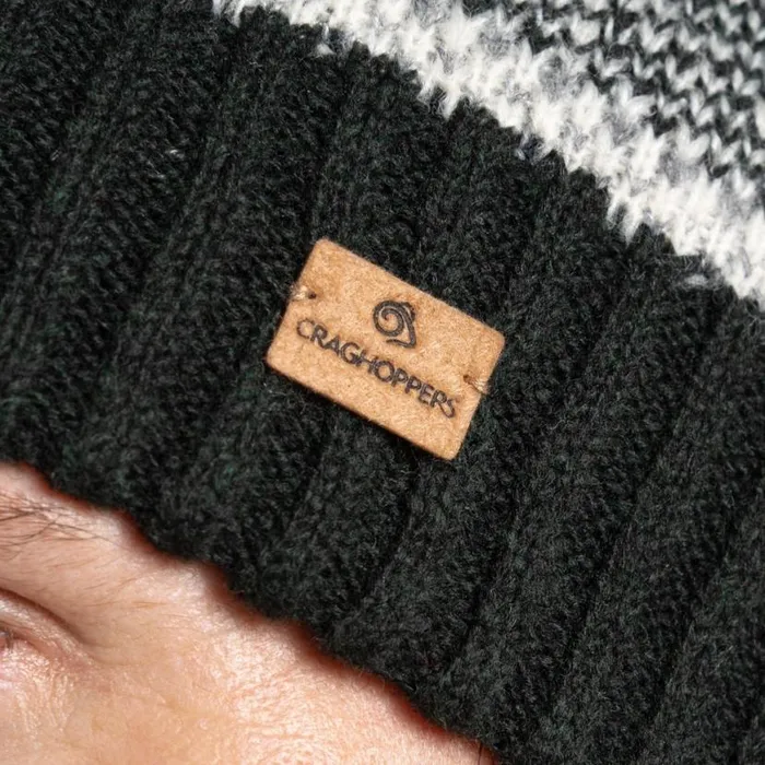 Mens Hats Craghoppers Forster Beanie Black Mens Hats Craghoppers Forster Beanie Black