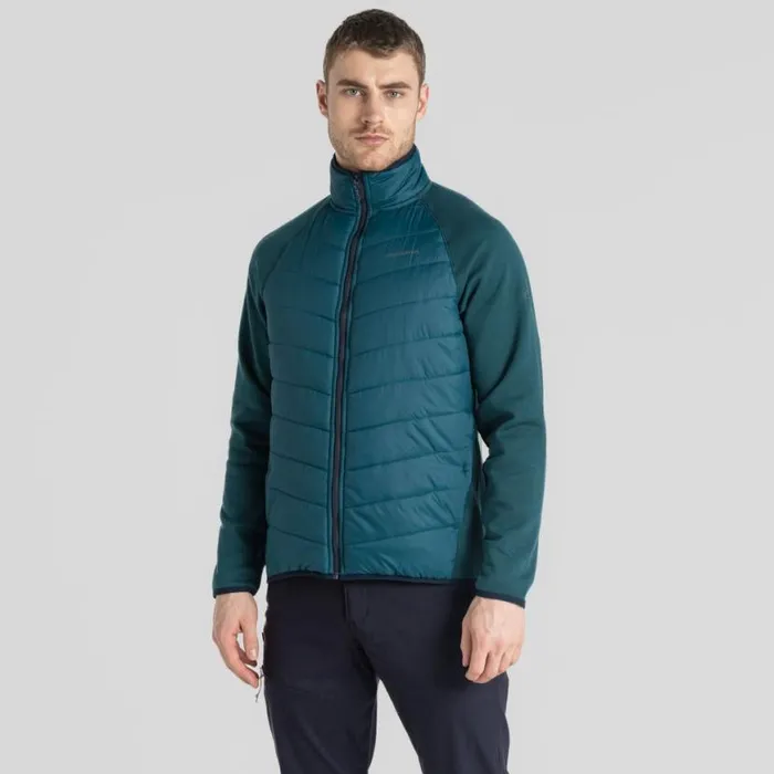 Mens Insulated Jackets Craghoppers Ardal Hybrid Jacket Dark Aegean Blue