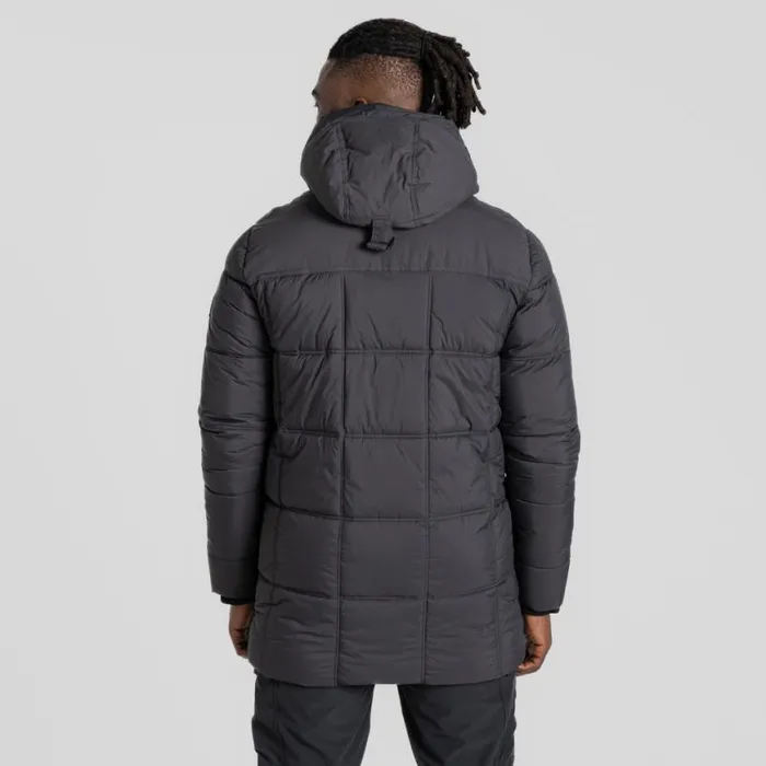 Mens Insulated Jackets Craghoppers Flynn Insulating Hooded Jacket Dark Iron Mens Insulated Jackets Craghoppers Flynn Insulating Hooded Jacket Dark Iron