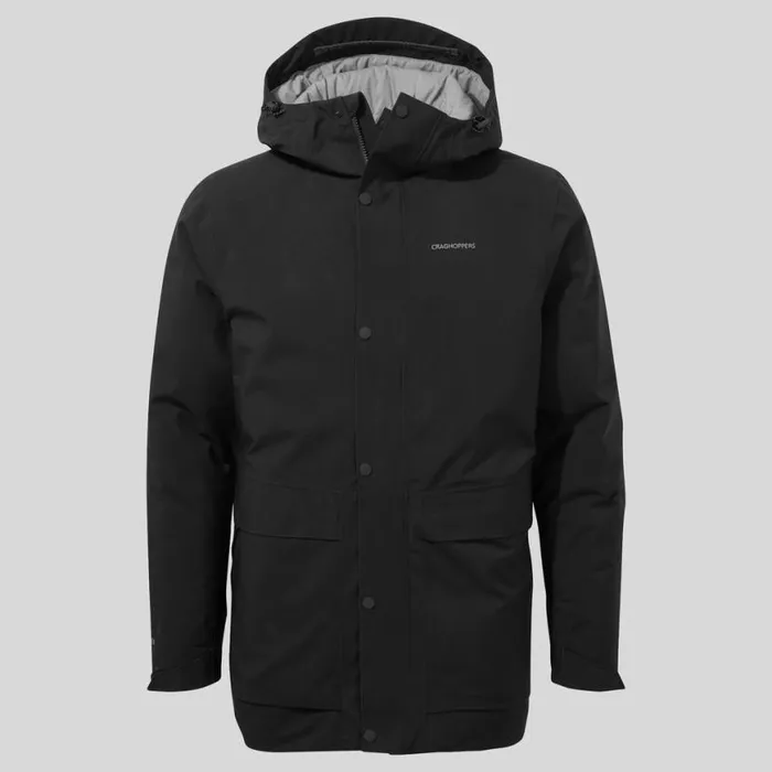 Mens Insulated Jackets Craghoppers Talo Thermic GORETEX Jacket Black Mens Insulated Jackets Craghoppers Talo Thermic GORETEX Jacket Black