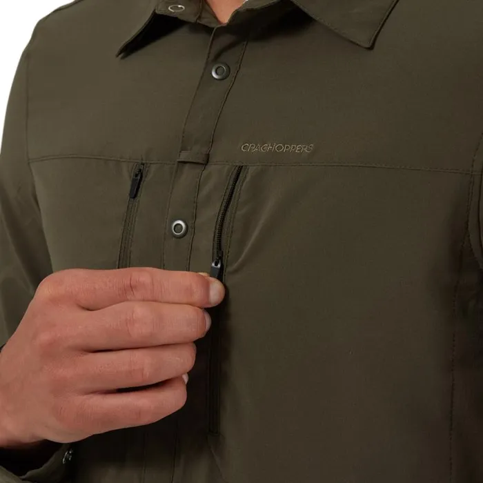 Mens Long Sleeve Craghoppers Woodland Green Mens Long Sleeve Craghoppers Woodland Green