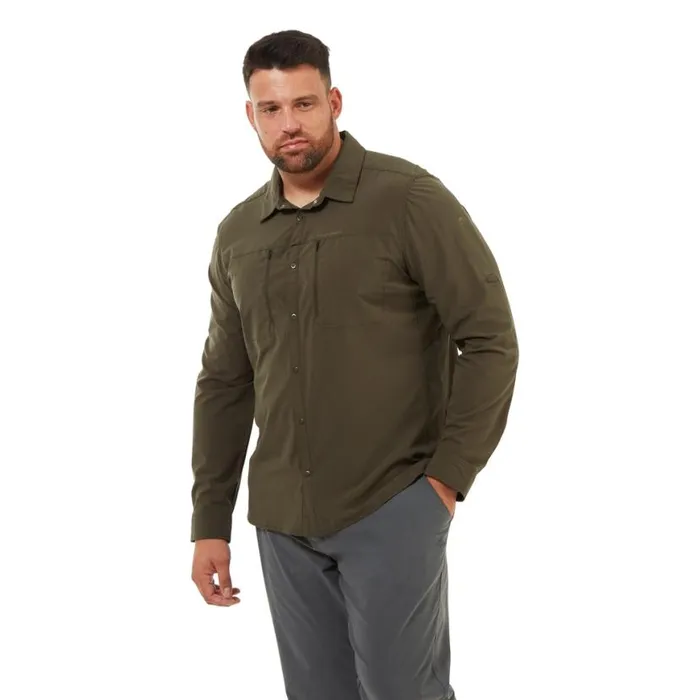 Mens Long Sleeve Craghoppers Woodland Green Mens Long Sleeve Craghoppers Woodland Green