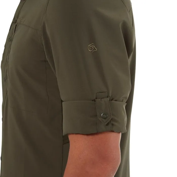 Mens Long Sleeve Craghoppers Woodland Green Mens Long Sleeve Craghoppers Woodland Green