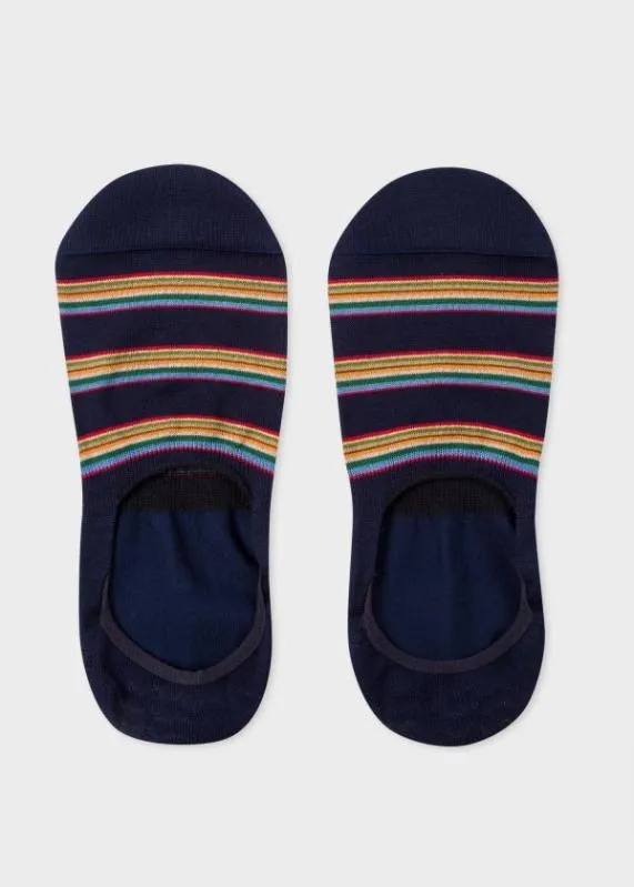 Mens Multicolour Block Stripe Loafer Socks Paul Smith Socks