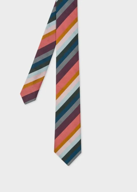 Mens Muted 039Artist Stripe039 Silk Tie Paul Smith Ties Mens Muted 039Artist Stripe039 Silk Tie Paul Smith Ties