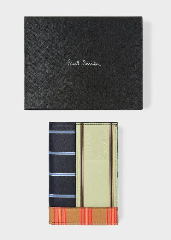 Mens Patchwork Stripe Credit Card Wallet Paul Smith Wallets Mens Patchwork Stripe Credit Card Wallet Paul Smith Wallets