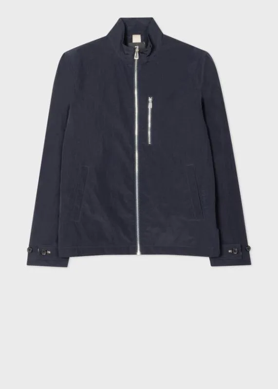 Mens PeachedNylon Blend Track Jacket Paul Smith Coats and Jackets
