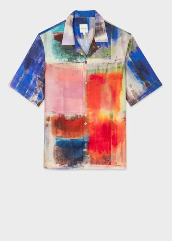 Mens Screen Print Full Colour Shirt Paul Smith Shirts Mens Screen Print Full Colour Shirt Paul Smith Shirts