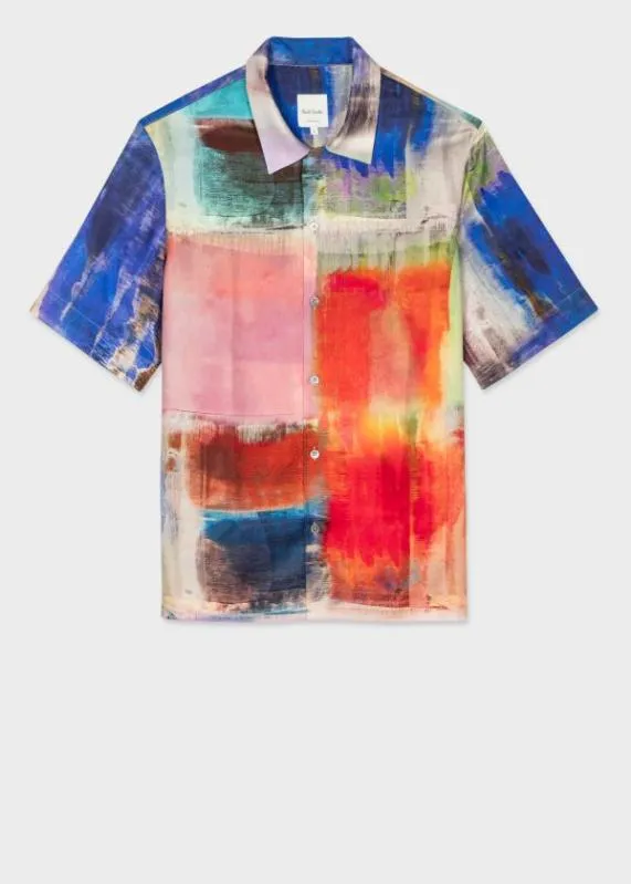 Mens Screen Print Full Colour Shirt Paul Smith Shirts Mens Screen Print Full Colour Shirt Paul Smith Shirts