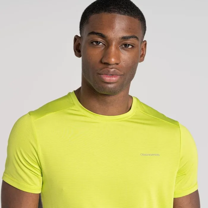 Mens Short Sleeve Craghoppers Atmos Short Sleeved TShirt Apple Mens Short Sleeve Craghoppers Atmos Short Sleeved TShirt Apple
