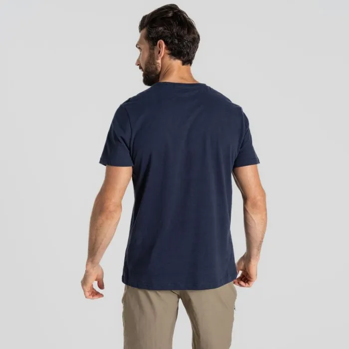 Mens Short Sleeve Craghoppers Lucent Short Sleeved TShirt Blue Navy Large Archive Mens Short Sleeve Craghoppers Lucent Short Sleeved TShirt Blue Navy Large Archive