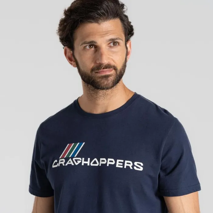 Mens Short Sleeve Craghoppers Lucent Short Sleeved TShirt Blue Navy Large Archive Mens Short Sleeve Craghoppers Lucent Short Sleeved TShirt Blue Navy Large Archive