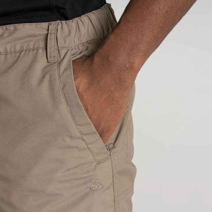 Mens Shorts Craghoppers Expert Kiwi Long Short Pebble Mens Shorts Craghoppers Expert Kiwi Long Short Pebble