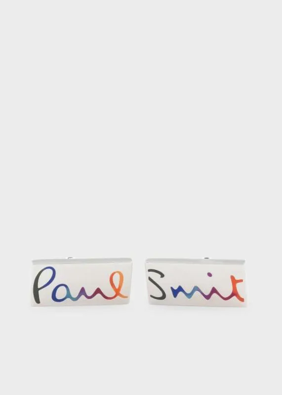 Mens Signature Logo Cufflinks Paul Smith Cufflinks