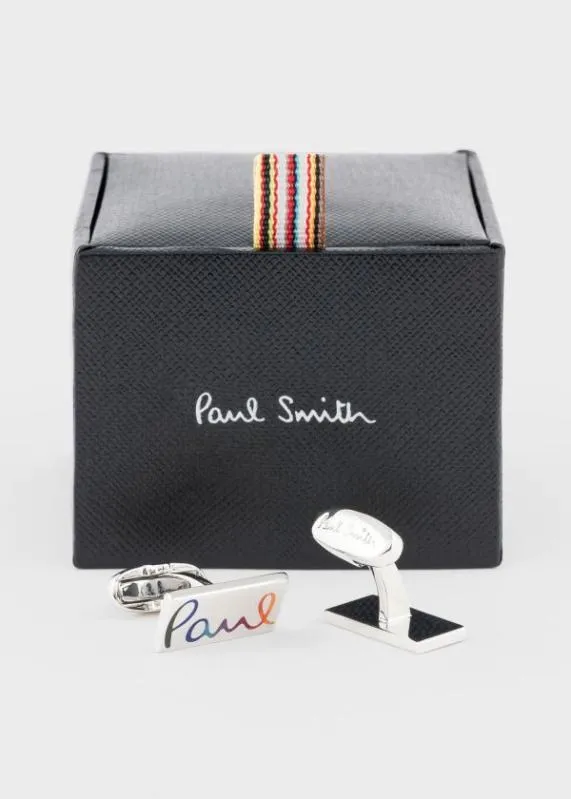 Mens Signature Logo Cufflinks Paul Smith Cufflinks Mens Signature Logo Cufflinks Paul Smith Cufflinks