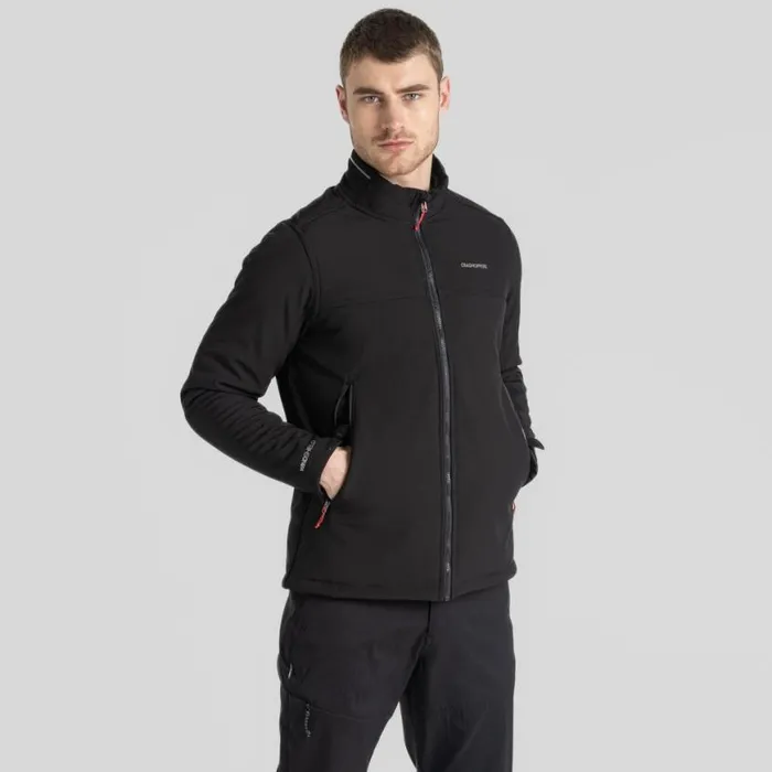 Mens Softshell Jackets Craghoppers Pembroke Insulating Jacket Black