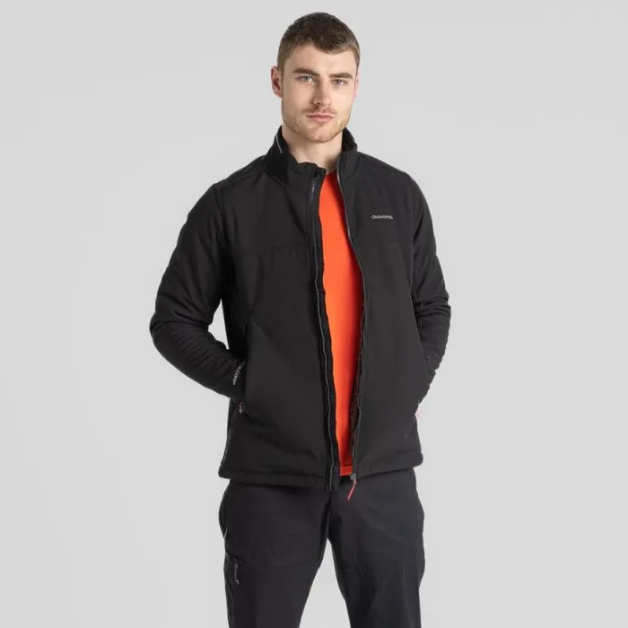 Mens Softshell Jackets Craghoppers Pembroke Insulating Jacket Black Mens Softshell Jackets Craghoppers Pembroke Insulating Jacket Black