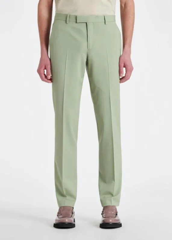 Mens StretchWool Straight Leg Pants Paul Smith Pants