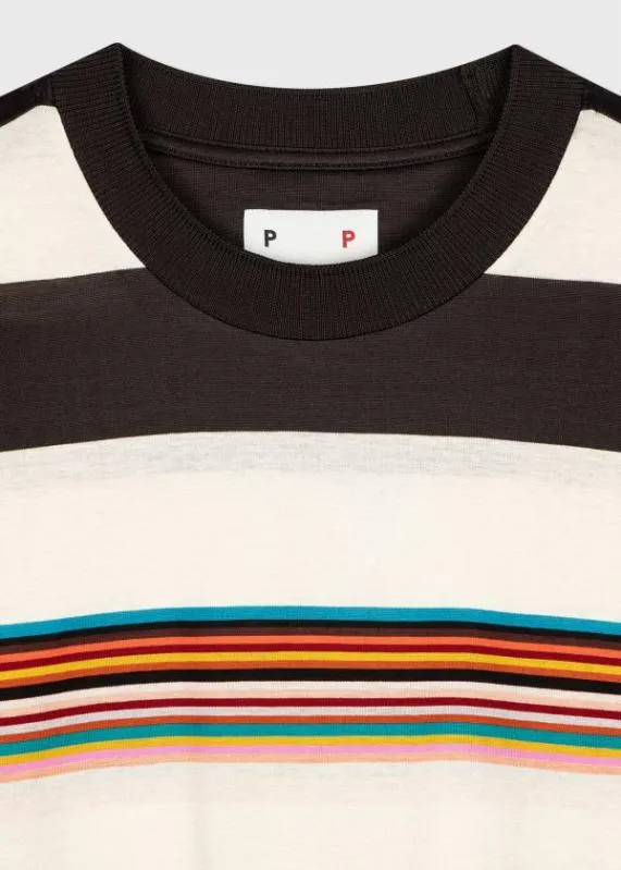 Mens Stripe Cotton LongSleeve TShirt Paul Smith TShirts Mens Stripe Cotton LongSleeve TShirt Paul Smith TShirts