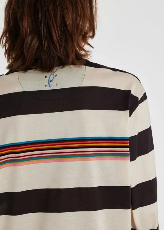 Mens Stripe Cotton LongSleeve TShirt Paul Smith TShirts Mens Stripe Cotton LongSleeve TShirt Paul Smith TShirts