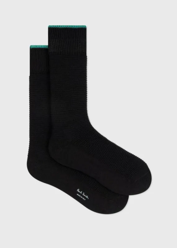 Mens Textured Stripe Socks Paul Smith Socks