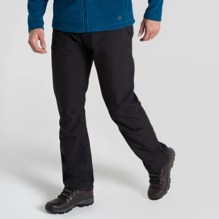 Mens Walking Trousers Craghoppers Expert Kiwi Waterproof Thermo Trousers Dark Navy