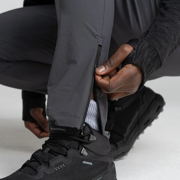 Mens Walking Trousers Craghoppers Fleet Trouser Dark Lead Mens Walking Trousers Craghoppers Fleet Trouser Dark Lead
