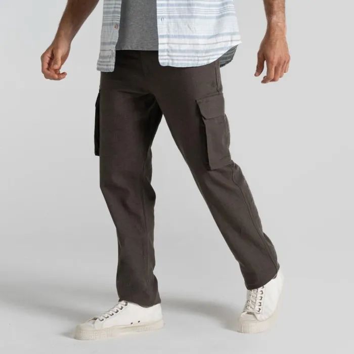 Mens Walking Trousers Craghoppers Nosibotanical Howle Trousers Woodland Green