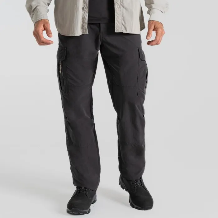 Mens Walking Trousers Craghoppers NosiLife Cargo Trouser III Black Pepper Mens Walking Trousers Craghoppers NosiLife Cargo Trouser III Black Pepper