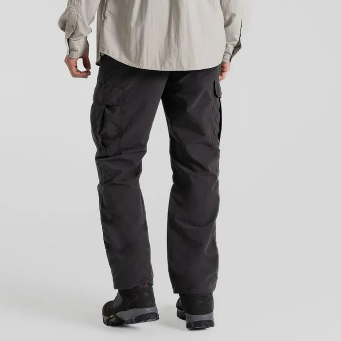 Mens Walking Trousers Craghoppers NosiLife Cargo Trouser III Black Pepper Mens Walking Trousers Craghoppers NosiLife Cargo Trouser III Black Pepper