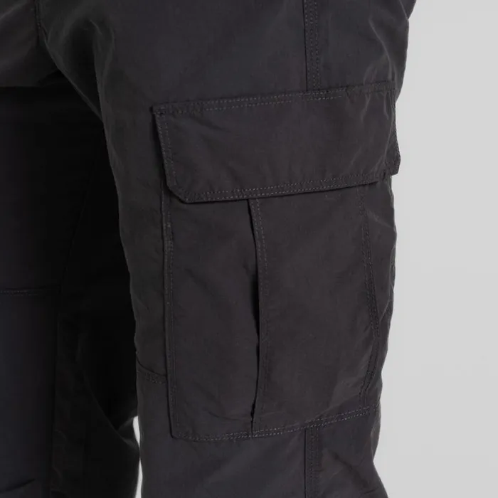 Mens Walking Trousers Craghoppers NosiLife Cargo Trouser III Black Pepper Mens Walking Trousers Craghoppers NosiLife Cargo Trouser III Black Pepper