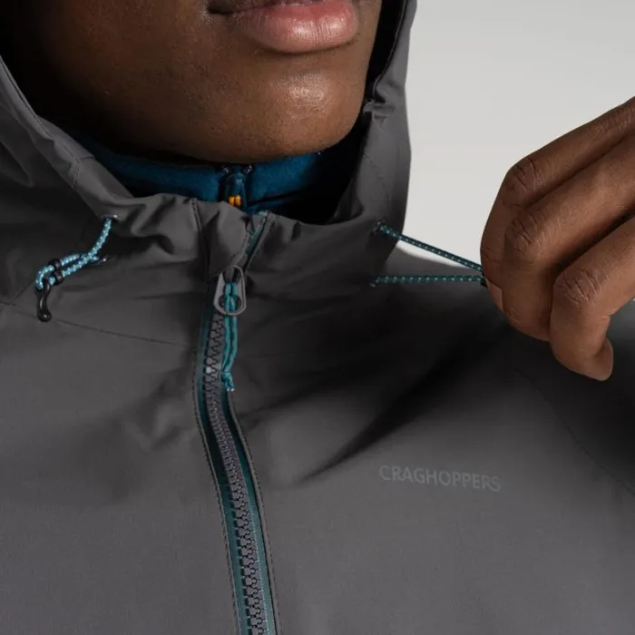 Mens Waterproof Jackets Craghoppers Caldera Waterproof Jacket Carbon Grey Mens Waterproof Jackets Craghoppers Caldera Waterproof Jacket Carbon Grey