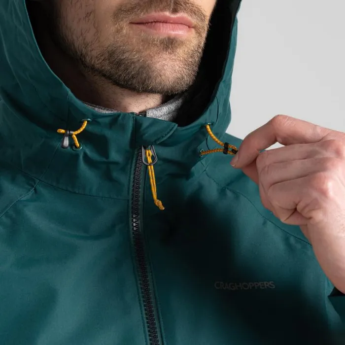 Mens Waterproof Jackets Craghoppers Sebastian Waterproof Jacket Dark Viridian Mens Waterproof Jackets Craghoppers Sebastian Waterproof Jacket Dark Viridian